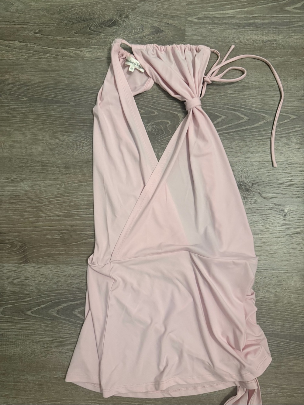 Light Pink Frankie’s Bikinis Mini Dress